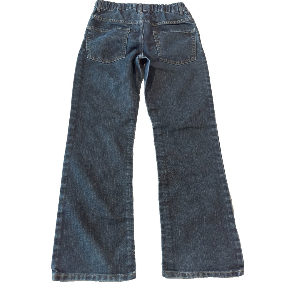 The Children's Place Girls Bootcut Jeans Youth 14 Dark Wash Adjustable Waist
